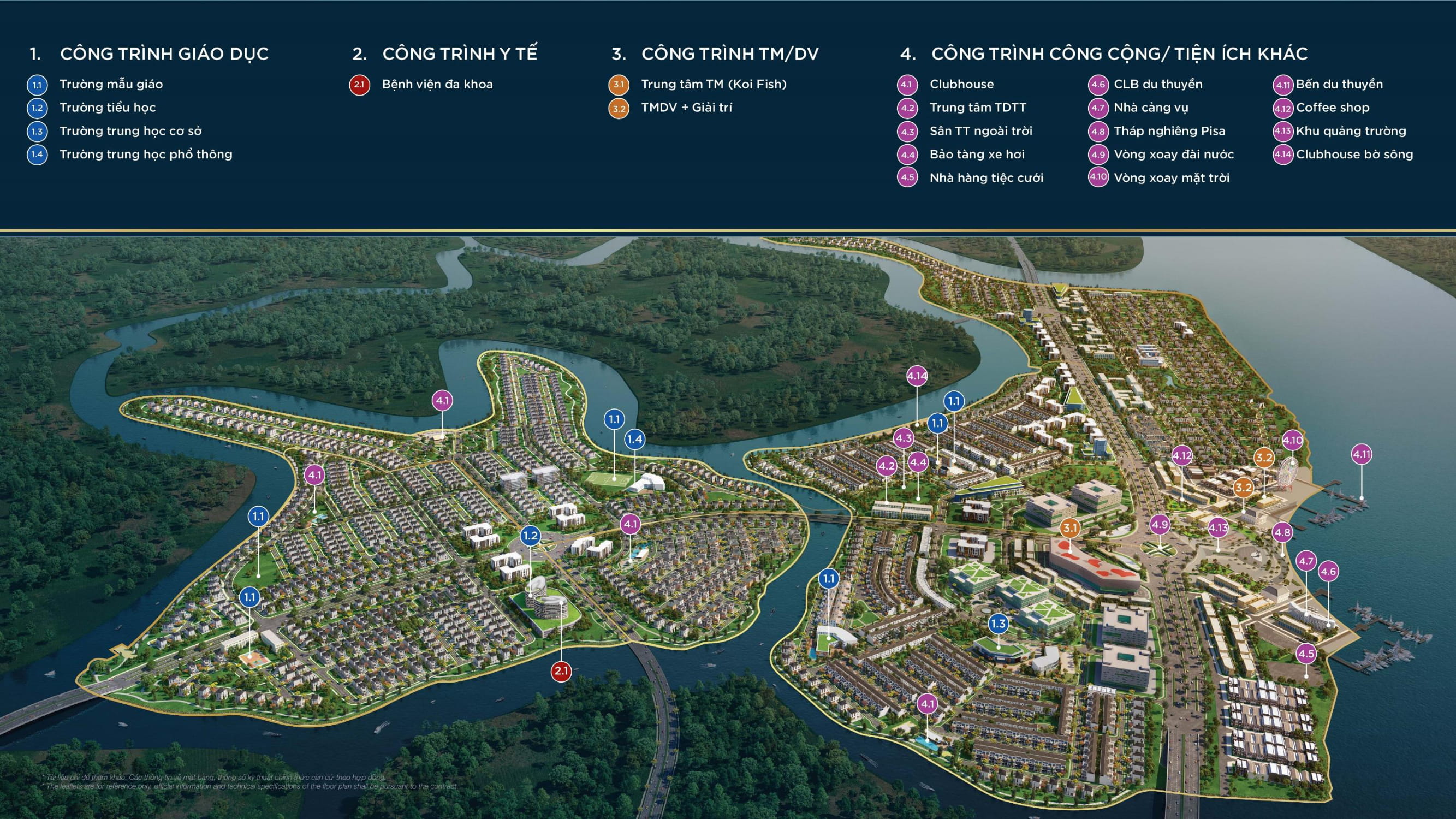 Hàng trăm tiện ích công cộng phục vụ cư dân Aqua